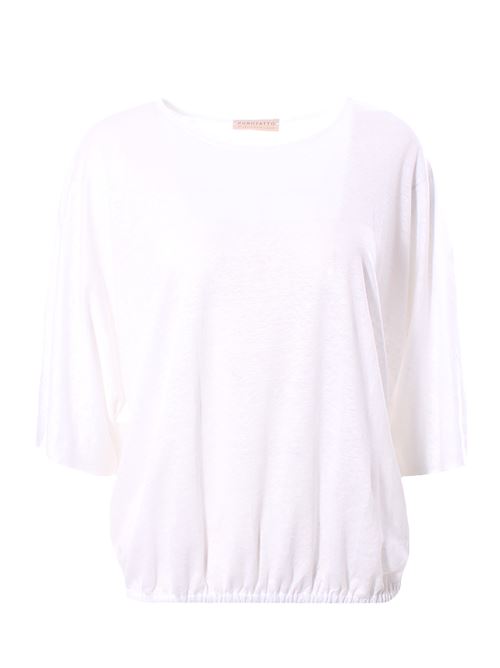 Linen t-shirt with elastic PUROTATTO | SS230191308001