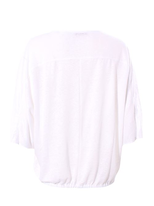 Linen t-shirt with elastic PUROTATTO | SS230191308001