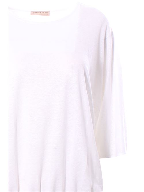 Linen t-shirt with elastic PUROTATTO | SS230191308001