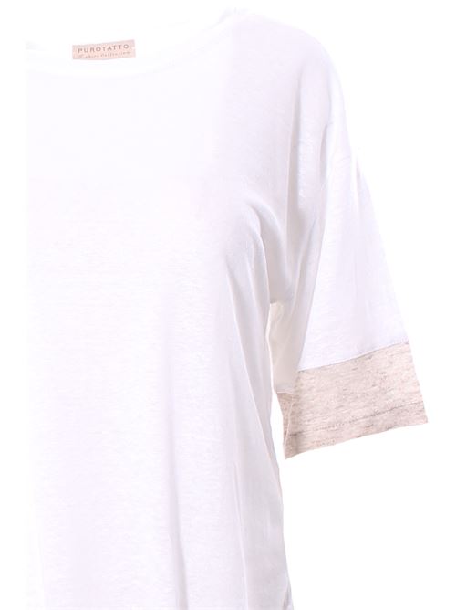 Linen t-shirt PUROTATTO | SS230191315123