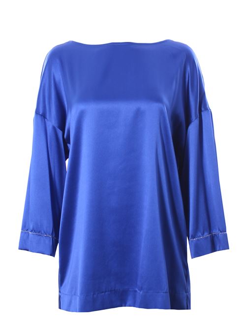 Blusa in seta con monile PUROTATTO | SS230281615398
