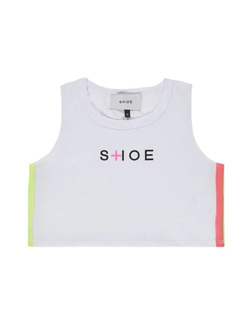 canotta logo in cotone SHOE | TATY2827WHITE