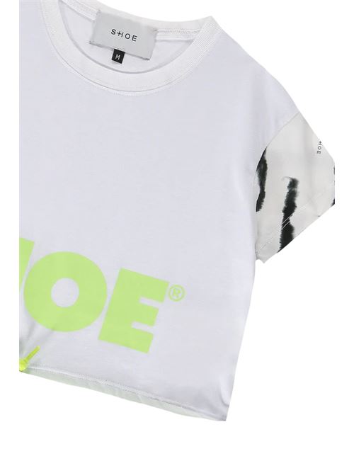 t-shirt logo in cotone SHOE | THERESA0430-MWHI/BRU