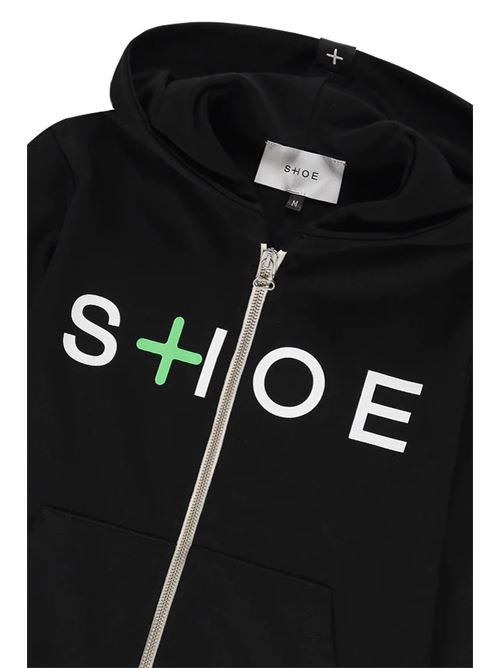 Sweatshirt with hood SHOE | ZANE2001-MBLACK