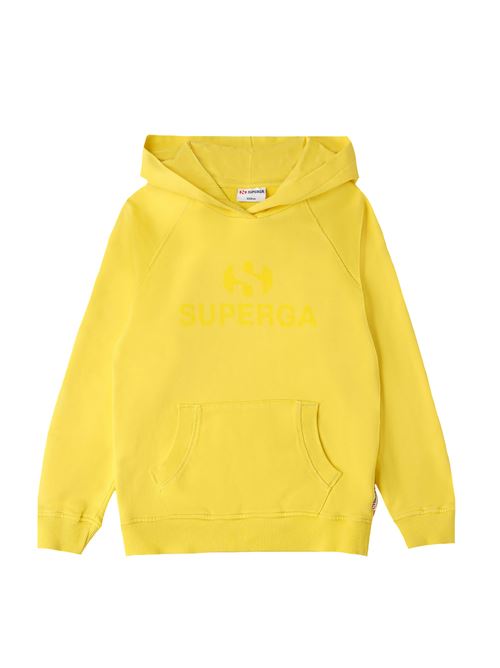felpa girocollo con cappuccio stampa logo SUPERGA | S6831/001435