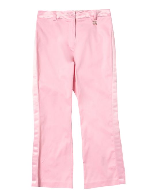 Pantalone con profili in raso TWINSET | GJ201210375