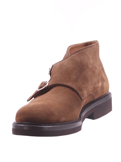 double buckle suede ankle boot CALCE | 999-BARRYSATEL