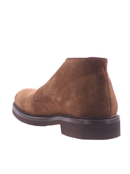 double buckle suede ankle boot CALCE | 999-BARRYSATEL