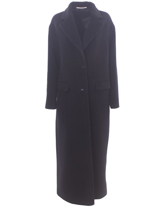 angora and wool long coat TAGLIATORE | CARINED70015UN1389