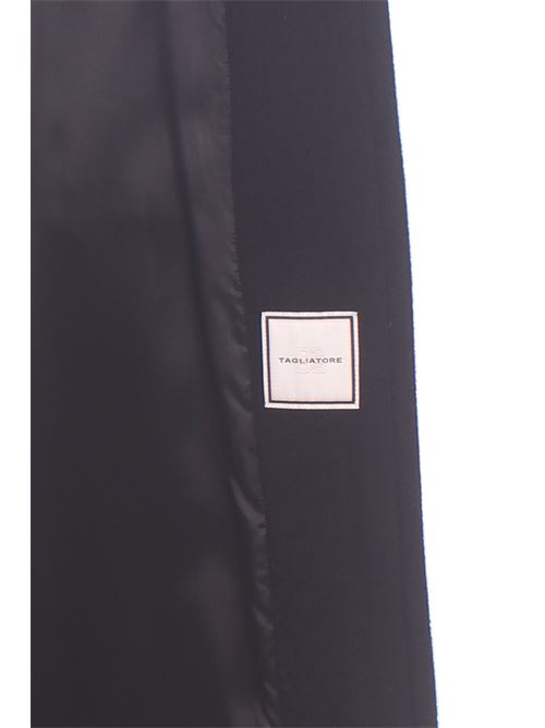 angora and wool long coat TAGLIATORE | CARINED70015UN1389