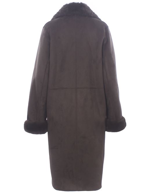 long coat with sheepskin effect VLAB | FW4683640