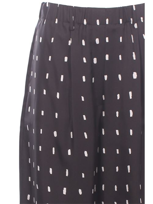 silk pants ALYSI | 105156P5012DOTSNERO