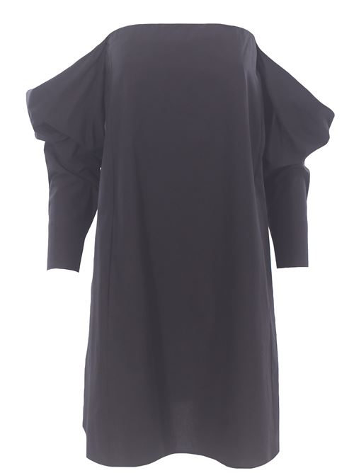 poplin dress ALYSI | 105316P5022NERO