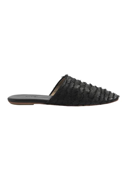 leather sabot ALYSI | 305621P5100NERO