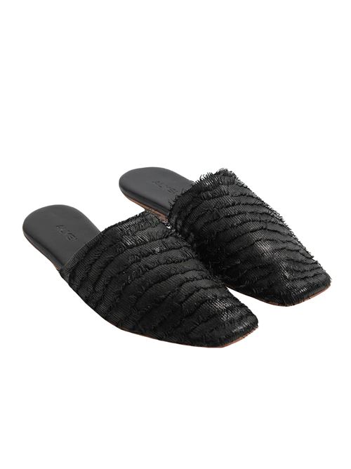 leather sabot ALYSI | 305621P5100NERO