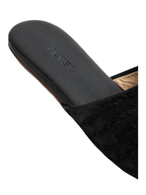leather sabot ALYSI | 305621P5100NERO