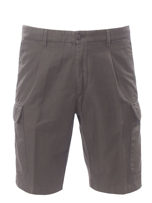 cotton and linen cargo shorts BRIGLIA | NEWPORT-540582