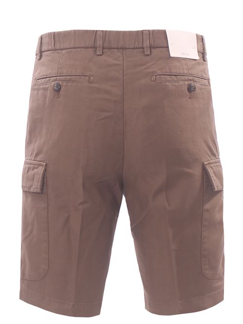 cotton and linen cargo shorts BRIGLIA | NEWPORT-540586