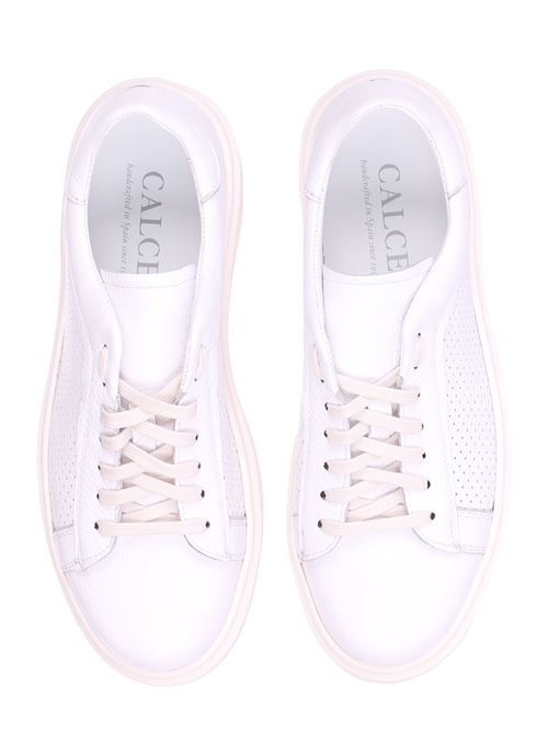 perforated deerskin sneakers CALCE | X1909MAGNUMBLANCOT10