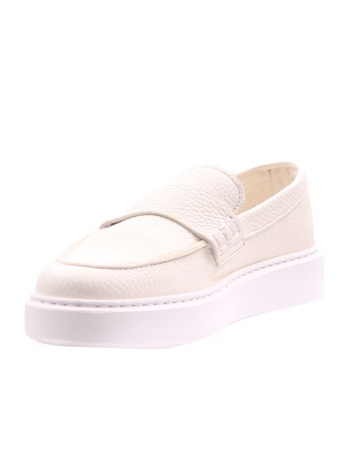 leather loafers CALCE | X2227GRANELLOWHITE