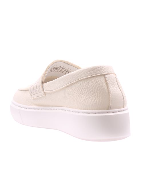 leather loafers CALCE | X2227GRANELLOWHITE