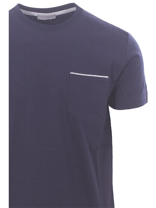 t-shirt with pocket DETWELVE | CU-651COTTONNAVY
