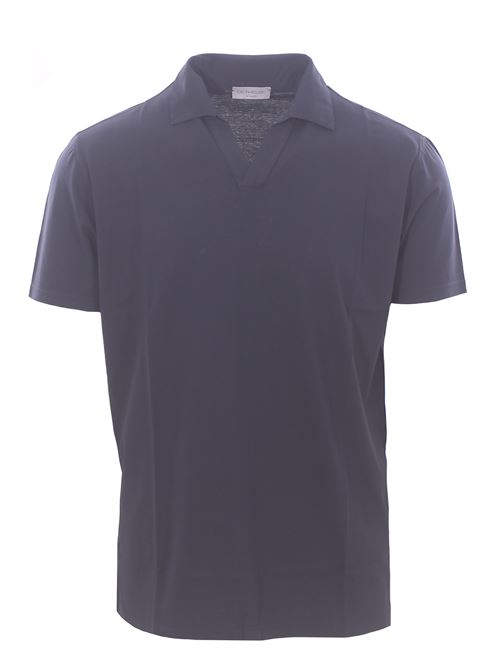 polo rugby ice crepe DETWELVE | E-RUSSELPOLOICECREPECOTTONNAVY