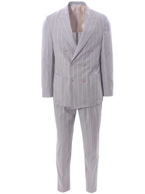 double breasted striped suit ELEVENTY | K70ABUB01/BOT-TES0K00413