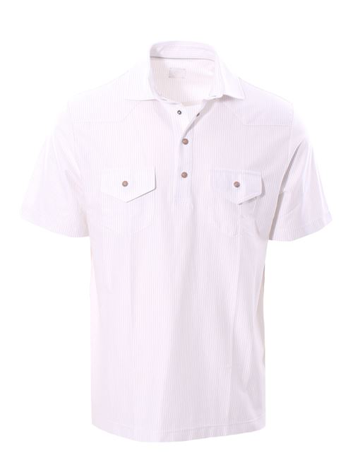 striped texas polo ELEVENTY | K75POLK05-TES0K19002