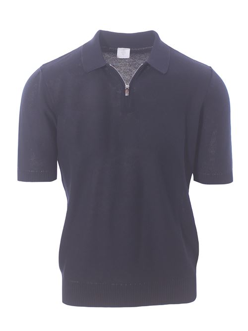 cotton polo with zip ELEVENTY | K76POLK15MAG0A00111