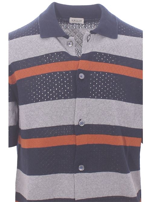 linen and cotton polo GALLIA | 617BERGMAN27