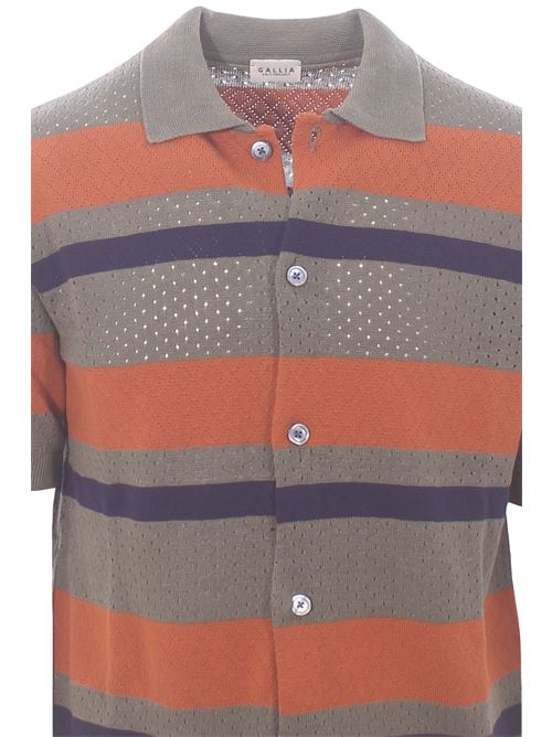 linen and cotton polo GALLIA | 617BERGMAN8