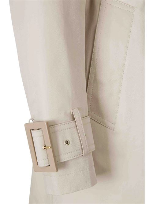 trench coat in delon and monogram lurex HERNO | IM000183D13218Z1985