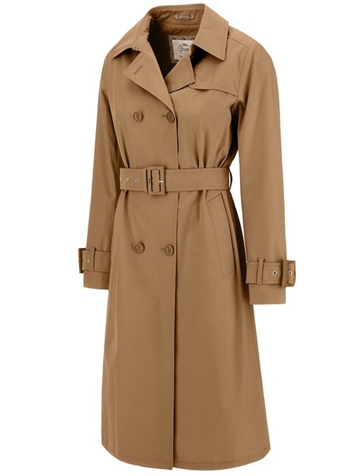 trench coat in delon and monogram lurex HERNO | IM000183D13218Z2157