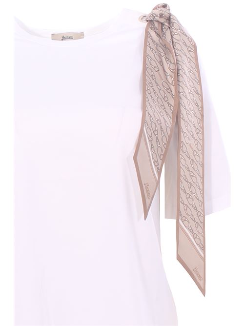 T-shirt with scarf HERNO | JG000276D520031201