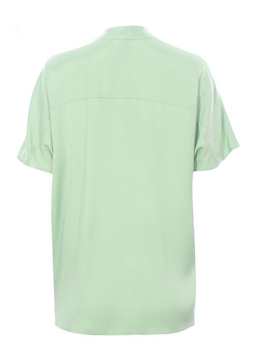 shirt with bow NUDE | 1103E25250133