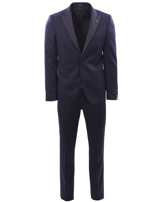 Tuxedo suit with peacked satin lapel TAGLIATORE | SFBR15A01060001I5014