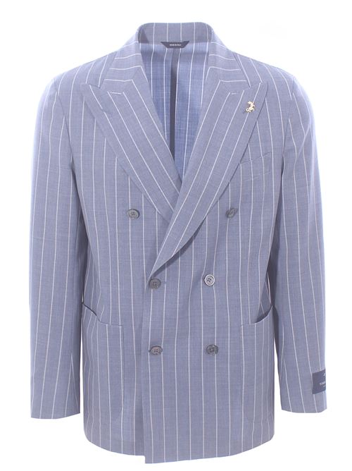 virgin wool super 130's striped zero gravity jacket TOMBOLINI | G113-EMLAR770