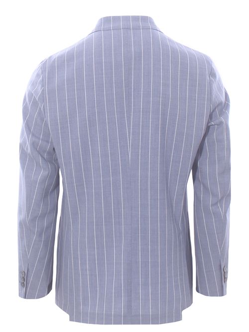 virgin wool super 130's striped zero gravity jacket TOMBOLINI | G113-EMLAR770